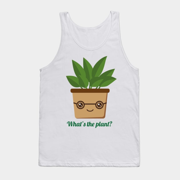 funny geek plant Tank Top by Hakubiya